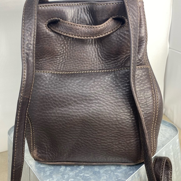 COACH VINTAGE SONOMA CHOCOLATE BROWN DRAWSTRING BUCKET BAG - Picture 2 of 12